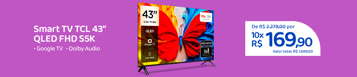 Ofertas da semana - Smart TV TCL 43