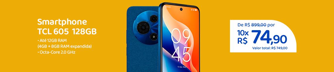 Ofertas da semana - Smartphone TCL 605