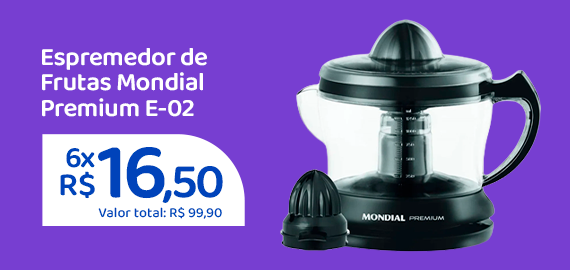 Ofertas da semana - Espremedor de Frutas Mondial Premium