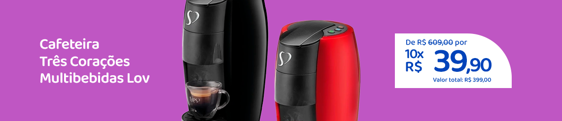 Ofertas da semana - Cafeteira Três Corações Lov G2