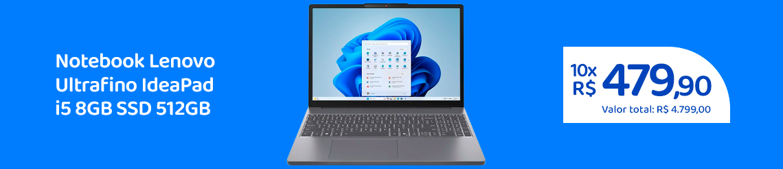 Ofertas da semana - Notebook Lenovo i5 8GB