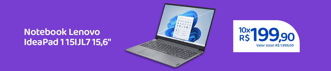 Ofertas da semana - Notebook Lenovo