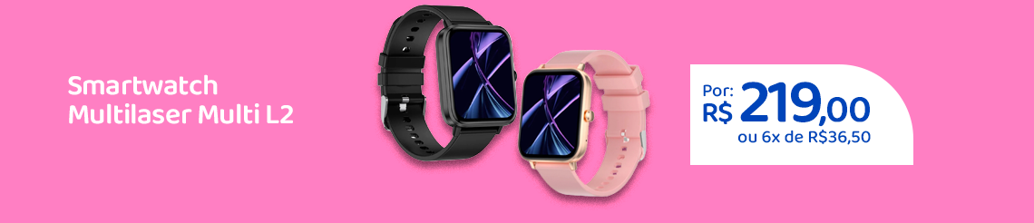 Ofertas da semana - Smartwatch Multilaser Multi L2