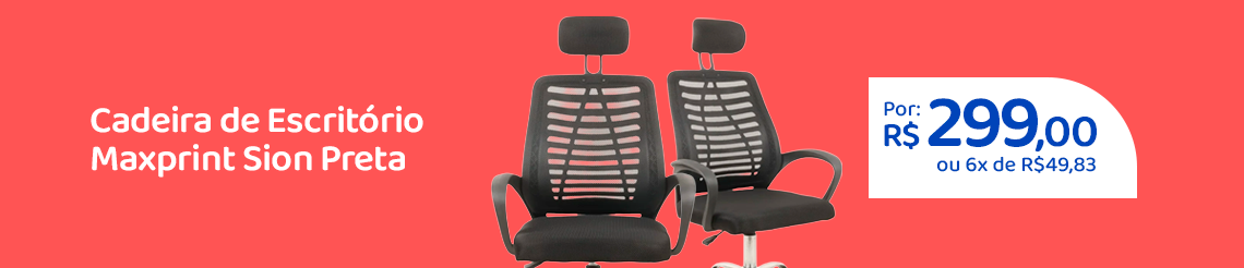 Ofertas da semana - Cadeira de Escritório Maxprint