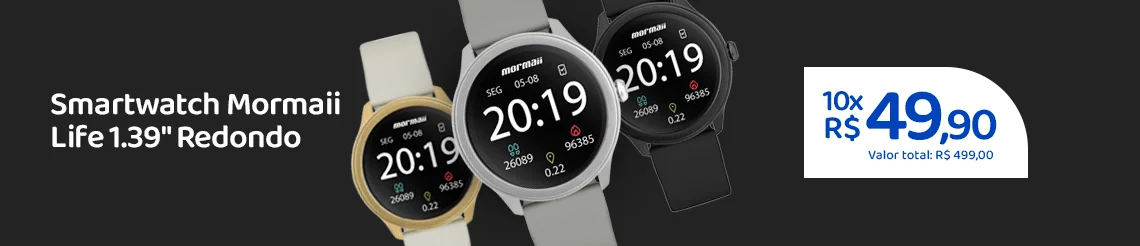 Ofertas da semana - Smartwatch Mormaii Life