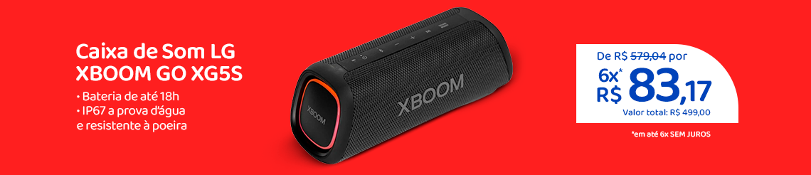 Ofertas da semana - Caixa de som LG
