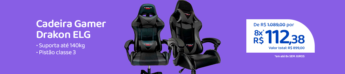 Oferta da Semana - Cadeira Gamer