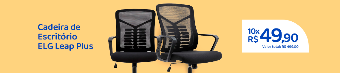 Ofertas da semana-  Cadeira de Escritório ELG