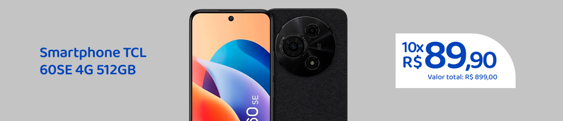 Ofertas da semana - Smartphone TCL 60SE 512GB