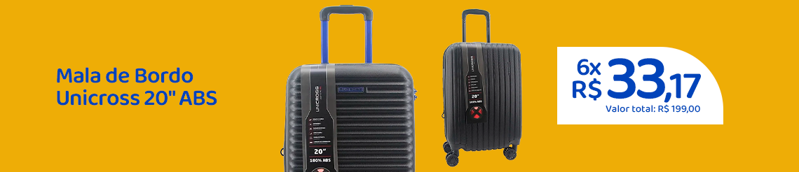 Ofertas da semana - Mala de Bordo Unicross 20