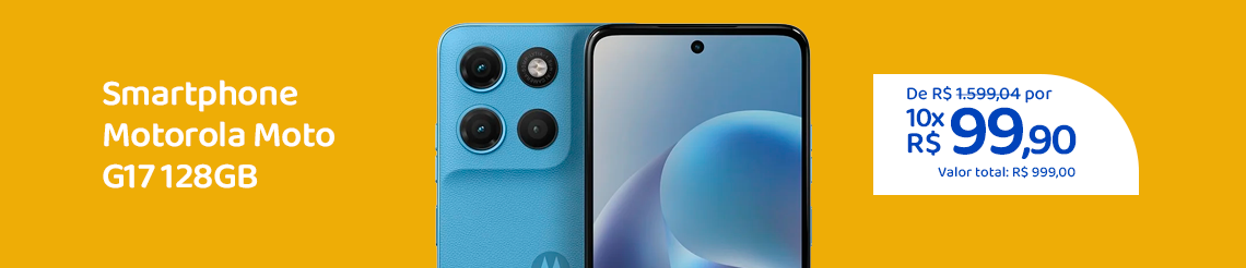 Ofertas da semana - Motorola Moto G17 128GB