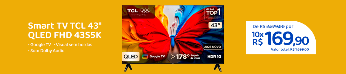 Ofertas da semana - Smart TV TCL 43