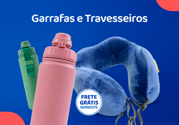 Namorados - Garrafa + travesseiro