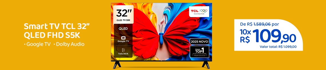 Ofertas da semana - Smart TV TCL 32