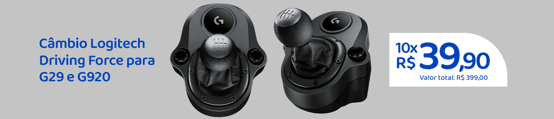 Ofertas da semana - Câmbio Logitech Driving