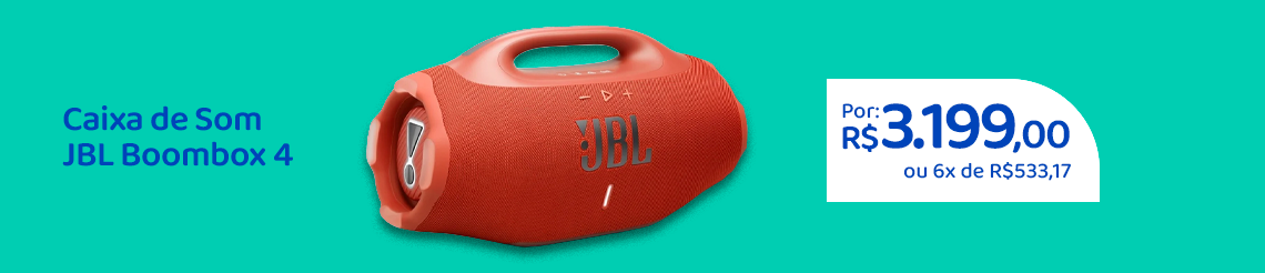 Ofertas da semana - Caixa de Som JBL Boombox 4