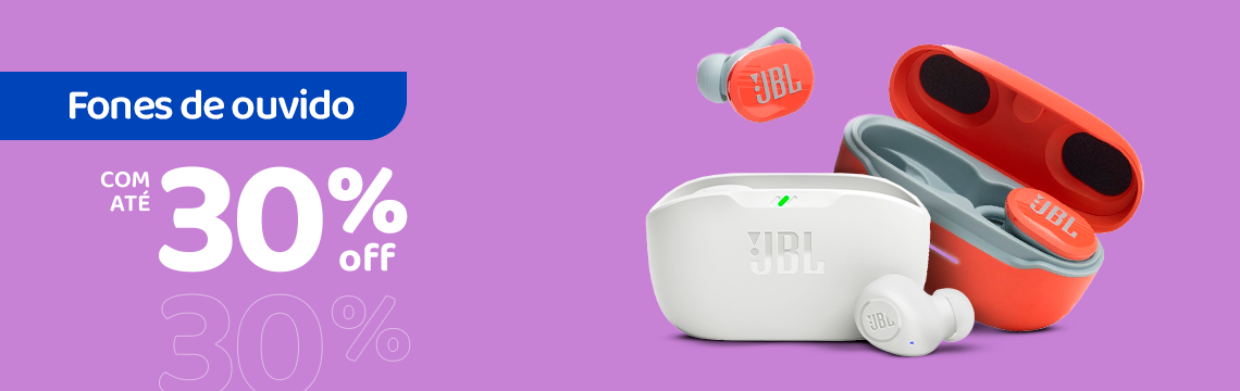 Oferta da semana - Fones de ouvido
