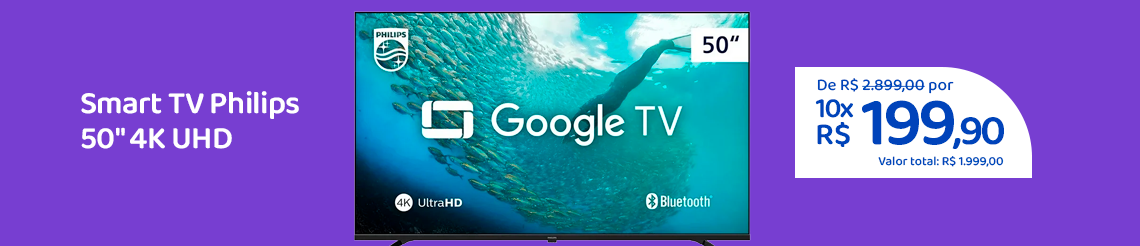 Ofertas da semana - Smart TV Philips 50