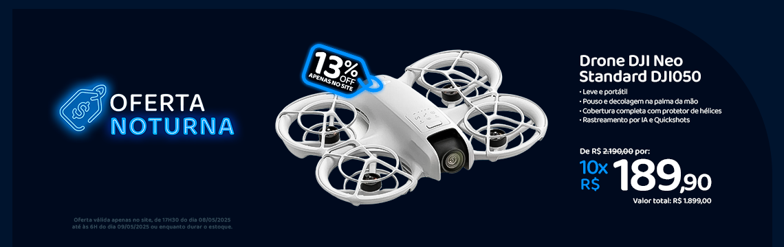 Oferta noturna - Drone