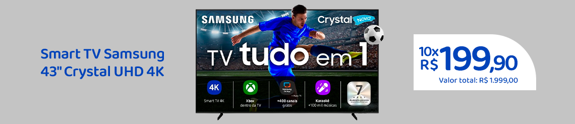 Ofertas da semana - Smart TV Samsung 43