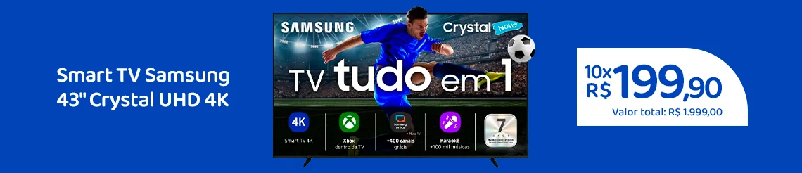 Ofertas da semana - Smart TV Samsung 43