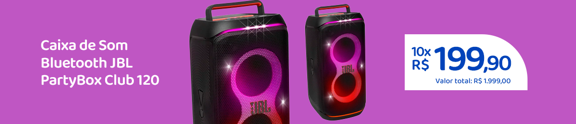 Ofertas da semana - Caixa de Som Bluetooth JBL PartyBox