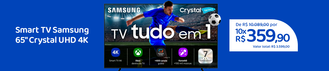 Ofertas da semana - Smart TV Samsung 65