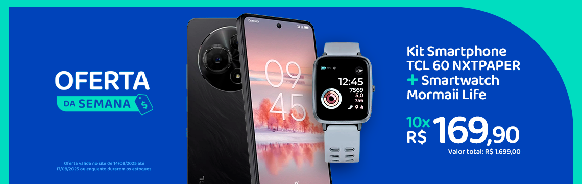 Ofertas da semana - Kit Smartphone+Watch