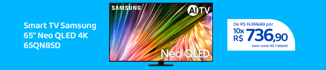 Ofertas da semana - Smart TV Samsung 65