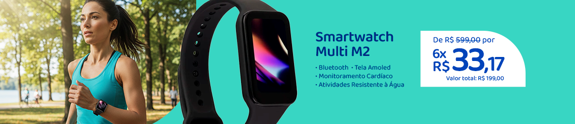 Ofertas da semana - Smartwatch Multilaser