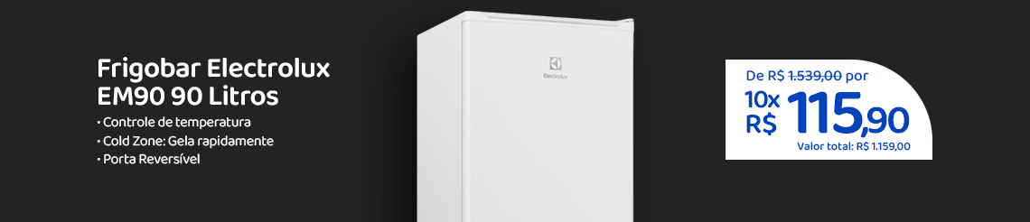 Ofertas da semana - Frigobar Electrolux EM90