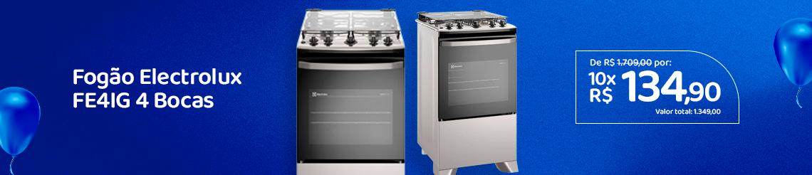Ofertas de aniversario - Fogão Electrolux FE4IG