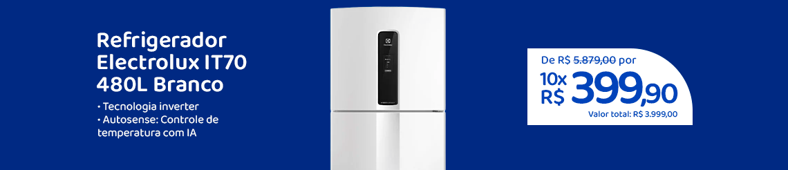 Eletrodoméstico - Refrigerador Electrolux Inverter Duplex IT70 480