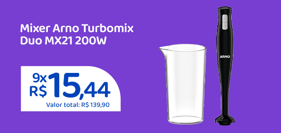 Ofertas da semana - Mixer Arno Turbomix Duo MX21