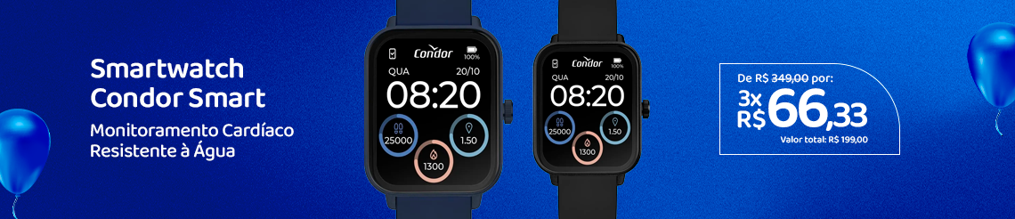 Aniversario Nagem - Smartwatch Condor Smart