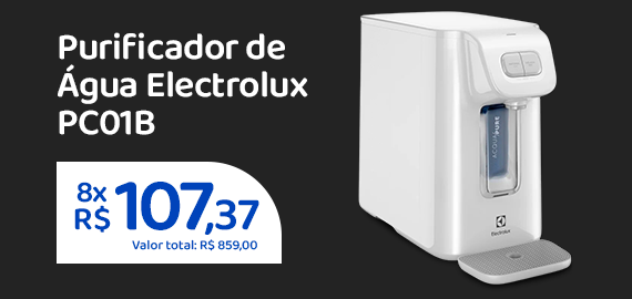 Eletroportáteis - Purificador de Água Electrolux PC01B