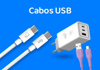 Oferta da Semana - Cabos USB