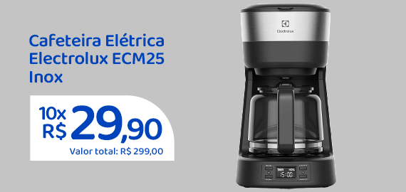 Ofertas da semana - Cafeteira Elétrica Electrolux ECM25