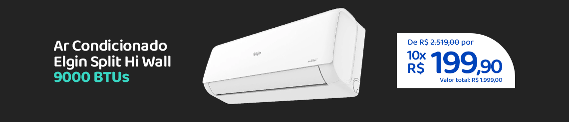 Ofertas da semana - Split Elgin 9000 BTUs