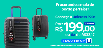 Ofertas da semana - Mala de Bordo Unicross P20