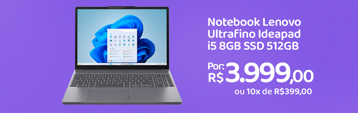 Ofertas da semana - Notebook Lenovo i5