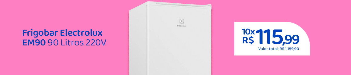 Ofertas da semana - Frigobar Electrolux EM90