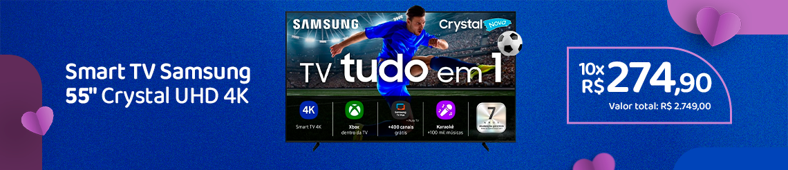 Ofertas das Mães - Smart TV Samsung 55