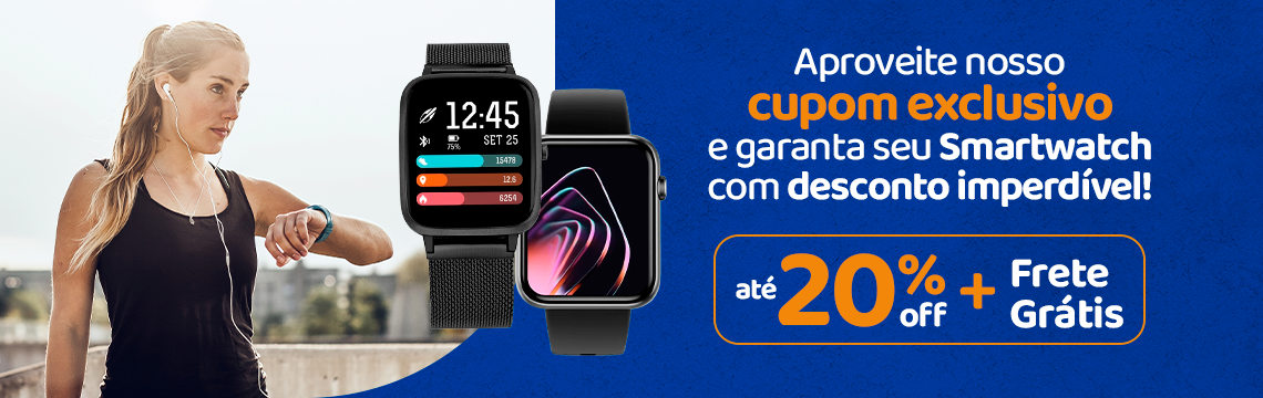Oferta - Cupom Smartwatches
