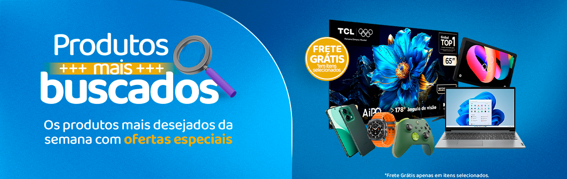 PRODUTOS MAIS BUSCADOS