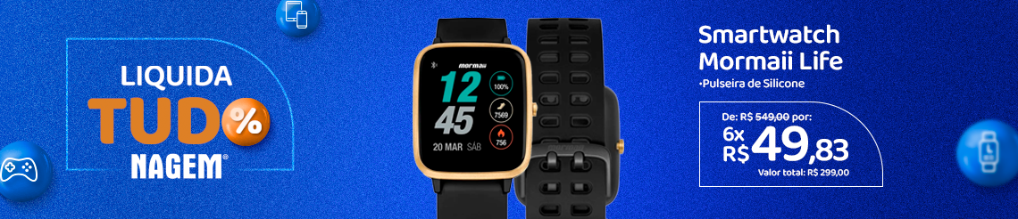 Campanha - Smartwatch Mormaii Life