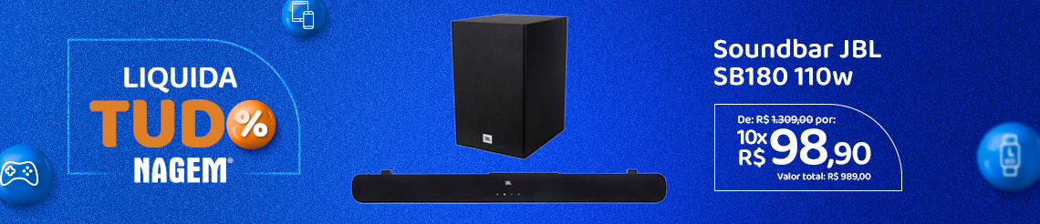 Campanha - Soundbar JBL 2.1