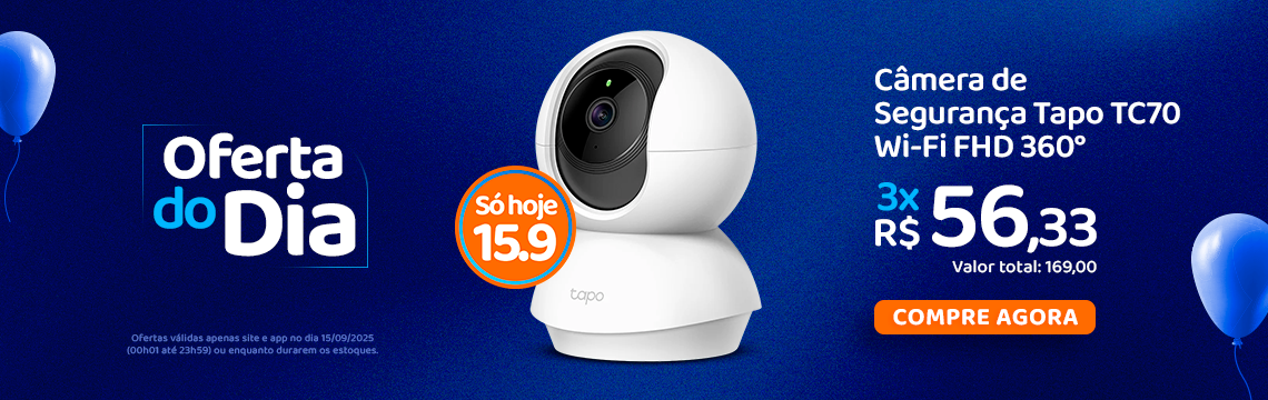 Oferta do Dia - 15/09 Camera