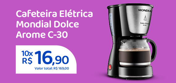 Ofertas da semana - Cafeteira Elétrica Mondial