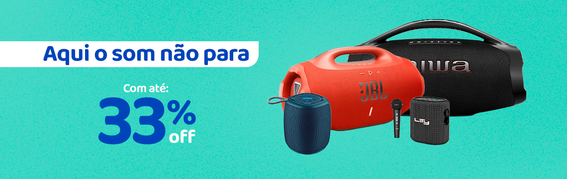 Ofertas da semana - caixa de som